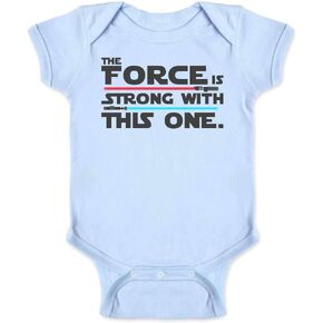 Pop Threads The Force Is Strong With This One Infant Baby Boy Girl Bodysuit