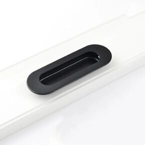 Cupboard Handles,Aluminum Alloy Kitchen Cabinet Door Handle,Stainless Steel Hide Embed Handle Kitchen Sliding Door Knob Cupboard Door Pull Cabinet Drawer Wardrobe Invisible Furniture Pull,(JY43D01 ( s