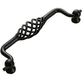 Cupboard Handles,Aluminum Alloy Kitchen Cabinet Door Handle,Bronze Cabinet Handles Hollow Out Birdcage Handles Drawer Knobs Wardrobe Door Pullers Furniture Handle,(3002 128 Bronze)
