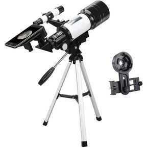 Telescope, Astronomical Refractor Telescope with Smartphone Mount and an Tripod 15-140X Reflector Telescope Ideal Telescope for BeginnersScope to Observe Moon Planet