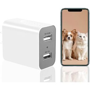 TOQI FHD 1080P Camera, Security Wall Outlet for Baby/Elder/Dog/Pet,Indoor Home Camer a with Phone app,24/7 SD Card Storage,Works with iOS&Android (Camera-WH)