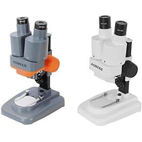 Microscope Binocular Stereo Microscope LED Lights PCB Solder Mobile Phone Repair Tool (Color : White)