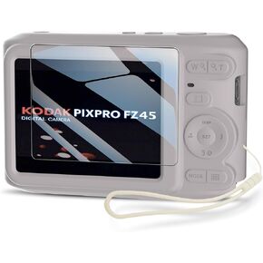 Silicone Case for Kodak PIXPRO FZ45 Digital Camera with Screen Protector and Lanyard for Kodak PIXPRO FZ45 accessories- (Rose Grey)