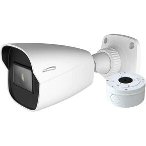 Speco Tech 4MP H.265 AI Bullet IP Camera 2.8mm Lens-White - O4B6