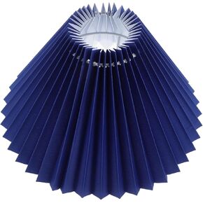 VOSAREA 1pc Pleated Cloth Lamp Shade Light Accessory for Bedside Wall Lights Elegant Design for Decorative Effect Easy to Use Store
