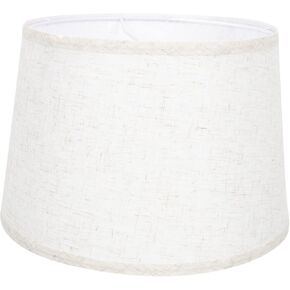 Sturdy Folding Wicker Lampshade Small Table Lamp Cover Clip-on Light Shade Diy Lampshades for E27 Lighting