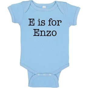 E is for Enzo Baby Infant Bodysuit