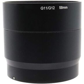 Camera Lens Adapter Tube 58mm Metal Lens Filter Adapter Tube for Canon G10 G11 G12 Digital Camera, Replacement of LA-DC58K