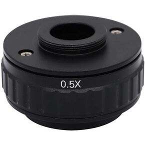 CTV 0.35x/0.5x C Bayonet Lens Adapter طول بؤري الكاميرا القابلة للتعديل C Bayonet محول المجهر ثلاثي العينات (0.35x)