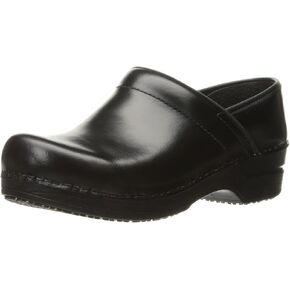 Sanita Addison Cabrio Leather Clogs for Women - Arch Support, Durable, Closed-Back, Certified Slip-Resistant Slip-On Shoes