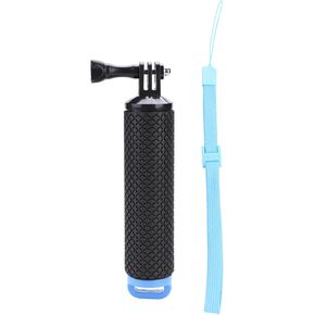 Non Slip Floating Camera Handle, Sports Camera Handle Plastic Silicone Handle Monopod Sports Camera Diving Accessories for Diving Swimming Boating (Orange)