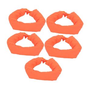 PRETYZOOM 5Pcs Reflective Bags for Traffic Cones Weight Bags for Increased Stability Enhanced Visibility Low Light for Driveways Construction and Sports
