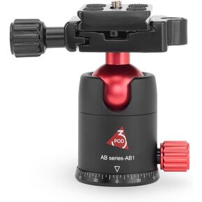 3POD AB1 AB Series رأس كرة سفر الألمنيوم