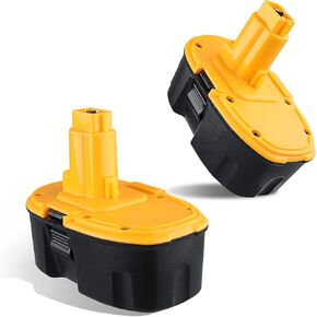 2Pack 4800mAh DC9096 Battery Replacement for Dewalt 18V XRP Battery NI-MH DC9099 DC9098 DW9099 DW9098