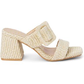 BEACH by Matisse Womens Lucy Block Casual Sandals Casual High Heel 3" & Up - Beige
