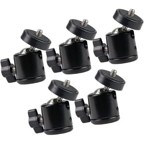 Camera Spherical Head Mobile Phone Ptz Scale Damping 1/4 Screw Base Oxidized Surface for Strong Locking