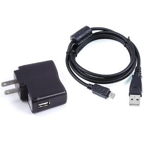 MaxLLTo® USB AC Power Adapter Battery Charger Cord for Olympus TG-860 SZ-10 SZ-11 Camera