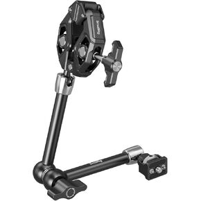 SMALLRIG Magic Arm Crab Claw Clamp, with Anti-Deflection Retractable Pin, 1.5kg Load Capacity for GoPro/for Insta360 / for DJI Action/for DSLR/for Light/for Monitor/for Phone- 5312