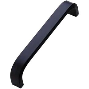 Cupboard Handles,Aluminum Alloy Kitchen Cabinet Door Handle,4/6/8/10/12 Inches Gold Black Silver Aluminum Handles Kitchen Door Cabinet Straight Handle Pull Knobs Furniture Hardware,(96mm Solid Black,1