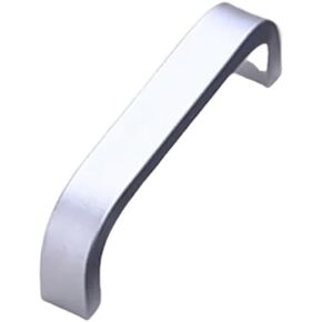 Cupboard Handles,Aluminum Alloy Kitchen Cabinet Door Handle,4/6/8/10/12 Inches Gold Black Silver Aluminum Handles Kitchen Door Cabinet Straight Handle Pull Knobs Furniture Hardware,(64mm Solid Silver,