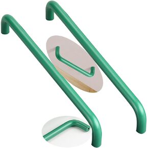 Cupboard Handles,Aluminum Alloy Kitchen Cabinet Door Handle,2 Packs Cabinet Pulls aluminium alloy Colourful children's room pulls Double curved shape Cupboard Handles,Drawer Knobs,Kitchen Door Levers