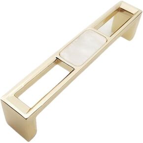Cupboard Handles,Aluminum Alloy Kitchen Cabinet Door Handle,Black Green Gemstone Cabinet Handle Zinc Alloy Gold Furniture Handle Wardrobe Dresser Drawer Knobs Kitchen Cupboard,(F 32mm)