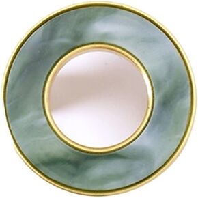 New Creative Brass Drawer Handle Personalized Circular Shell Cabinet Furniture Handle DIY Wardrobe Door Children's Room Handle(SmallA)
