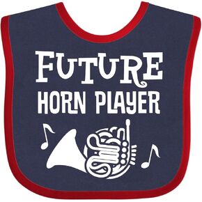 inktastic Future French Horn Player Childs Music Gift Baby Bib