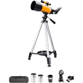 Telescope High Power Binoculars Astronomical Telescope,Stargazing HD Entry-Level Space Telescope for Children Students,Telescopes for Adults,70mm Aperture 400mm,The for Children for Indoor/outd