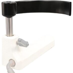 5" Diameter Curved Tool Rest For Turning Small Bowls on Wood Lathe, 5/8" Diameter Post, 4" Post Length