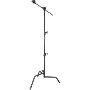 ماثيوز هوليوود 20 "C -Stand مع الساق المنزلق ، يشمل قبضة رأس وذراع - أسود