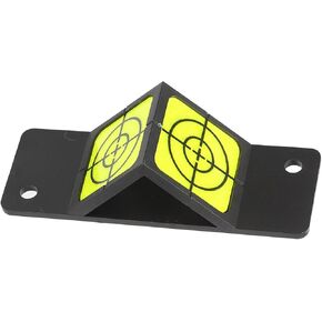 Reflector Prism, High Precision + 2 mm Constant, Robust Optical Glass, Compatible with Leica Total Station for Tunnel, Road and Road Surveying