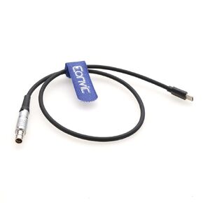 Eonvic Fischer 3 Pin Male to USB C Control Cable for ARRI Alexa| RED DSMC2 Camera DJI Focus PRO Motor (F3pin to USB c)