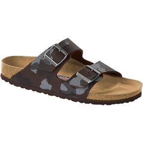 Birkenstock Unisex Arizona Soft Footbed Camo Brown Birko-flor 38 N EU Women's 7-7.5 US/Men's 5-5.5 US