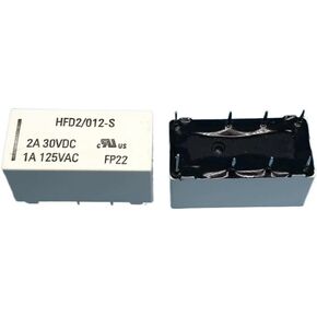 HFD2-012-S Relay 12VDC Two Group Conversion 8-pin 1A125VAC Single Steady State Sensitive Type