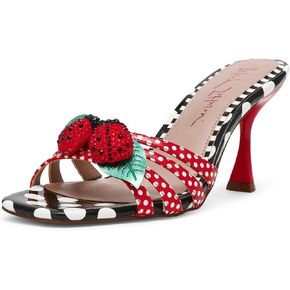 Betsey Johnson Women's Cloverr Heeled Sandal