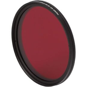 IR Filter, Aluminum Alloy and Optical Glass Red Filter Infrared with High Performance for IR Photography (67mm)