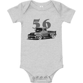 1956 F100 Pickup Truck Baby Oneie Short