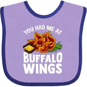 inktastic Buffalo Wings Game Day Snack Baby Bib
