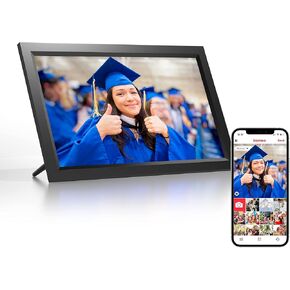 Unleash The Power of Gravity-Sensing Auto-Rotation with Our 15.6 Inch WiFi Digital Photo Frame – Captivatingly Display Your Memories!