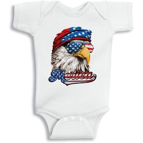 Patriotic Eagle Baby Infant Bodysuit