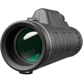 Ultra Hd, High Power Binoculars, Monocular Telescope, 40X60 High Power Monocular for Adults Waterproof with Long-Lasting and Clear Prism Dual Focus for Bird Watching, Camping, Travelling,Portable