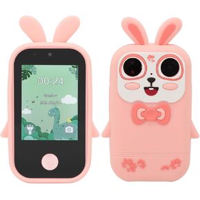 Digital Video Camera for Photography, 1080P 48MP Selfie Video Camera Camcorder, 2.8 Inch HD Touchscreen, MP3 Music Player, Digital Video Toddler Camera (Pink)