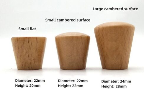 Cupboard Handles,Aluminum Alloy Kitchen Cabinet Door Handle,Wooden Cabinets 6Pcs Wardrobe Knobs Conical Handles Door Drawer Pulls Single Hole Round Kitchen Handles Furniture Knobs Hardware,Ash,Wood,(W in Saudi Arabia