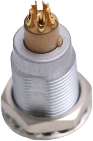 Eonvic Egg 0B 2Pin Socket Metal Push Push Push Lock Self-Telf For Tilta Teradek Arri Camera Cable Cable (2 PIN ، Egg Socket) in Kuwait