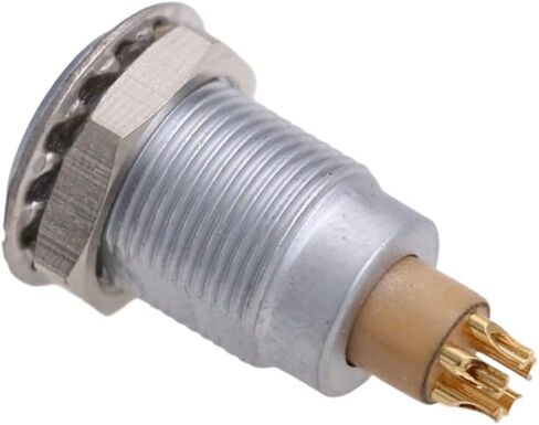 Eonvic Egg 0B 2Pin Socket Metal Push Push Push Lock Self-Telf For Tilta Teradek Arri Camera Cable Cable (2 PIN ، Egg Socket) in Kuwait