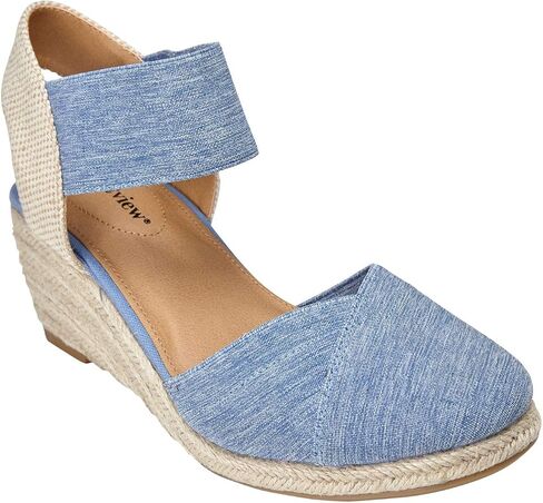 Comfortview Women's Wide Width The Abra Espadrille in Saudi Arabia