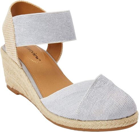 Comfortview Women's Wide Width The Abra Espadrille in Saudi Arabia