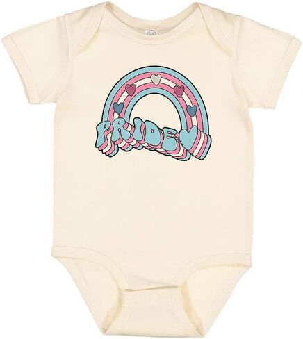 Rainbow Trans Pride Baby Infant Bodysuit in Saudi Arabia