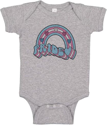 Rainbow Trans Pride Baby Infant Bodysuit in Saudi Arabia